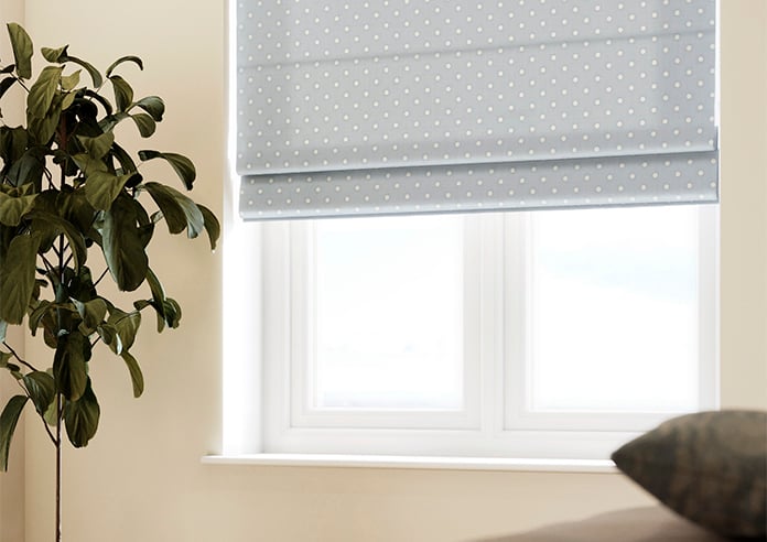 Full Stop, Larkspur - Roman Blind - Image 5